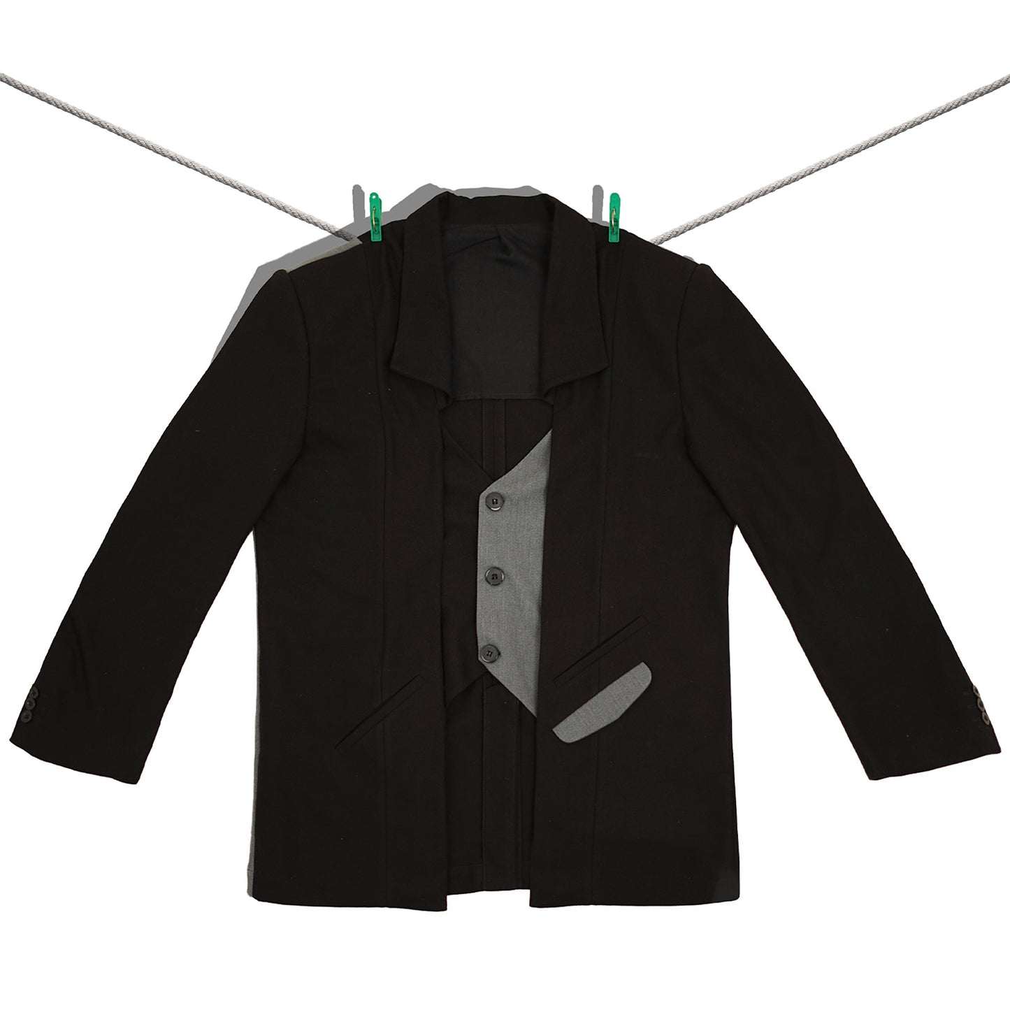 Smith Berlin X AR Two Layer Blazer Black Grey