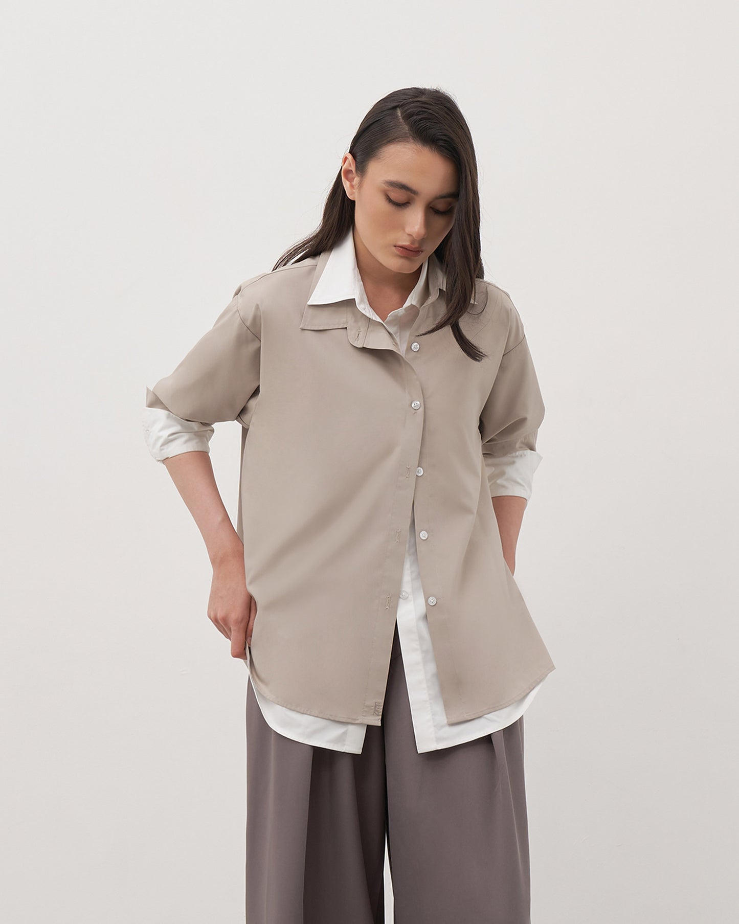 JESSE 2 IN 1 OVERSIZE SHIRT